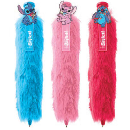 Picture of STITCH MAXI FLUFFY BALLPOINT PEN